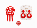 Set rouge retro